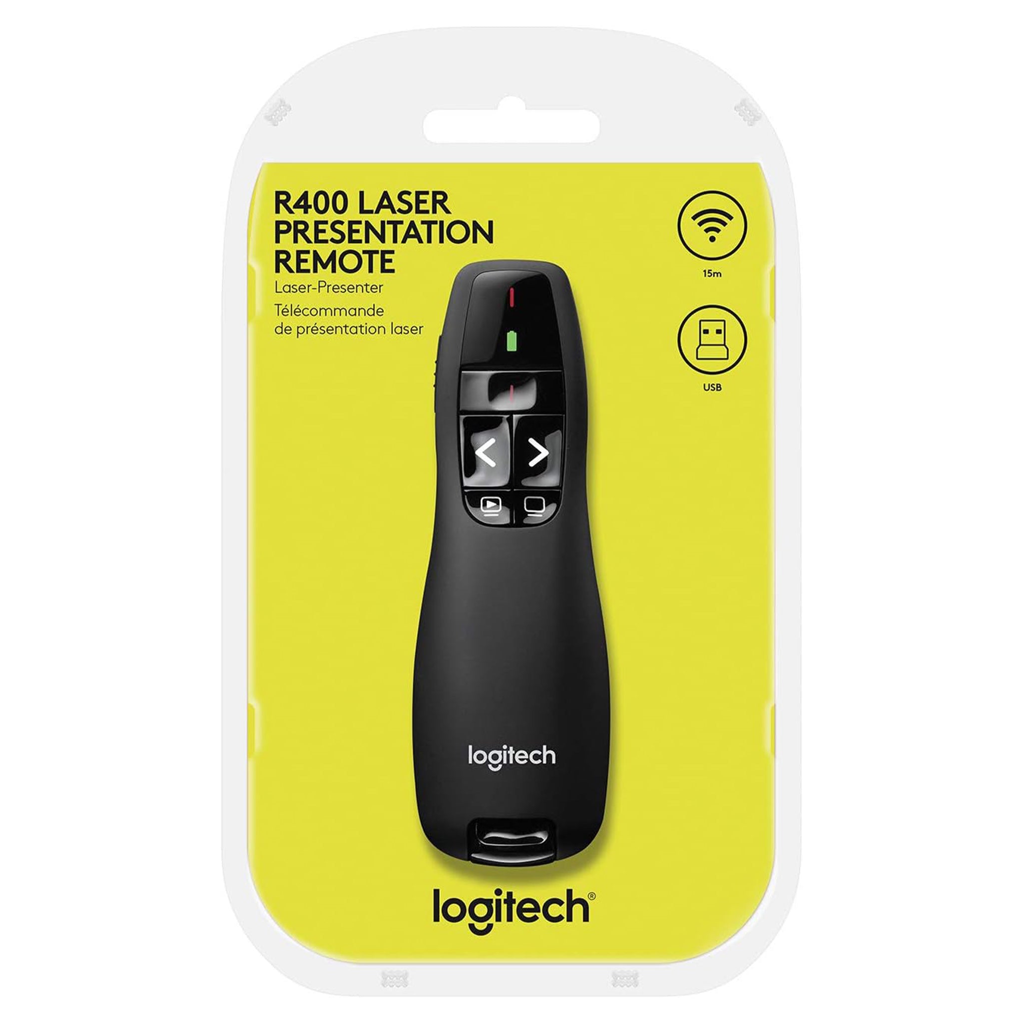 Logitech R400 Presenter, Kabellose - Shwarz