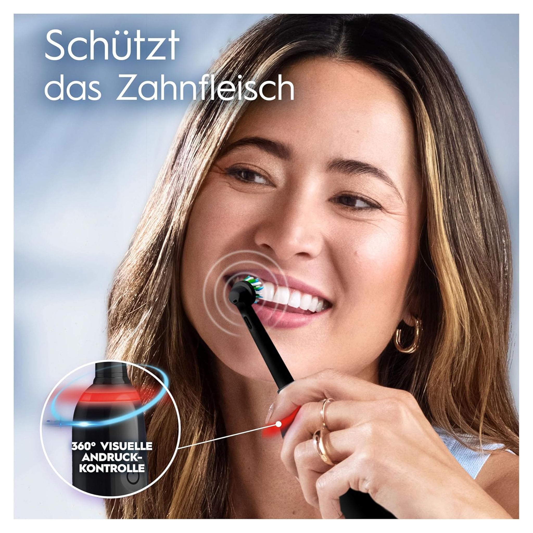 Oral-B Pro 3 3900 Elektrische Zahnbürste/Electric Toothbrush, Doppelpack & 3 Aufsteckbürsten, Rosa/Schwarz (Gebraucht-Wie Neu)