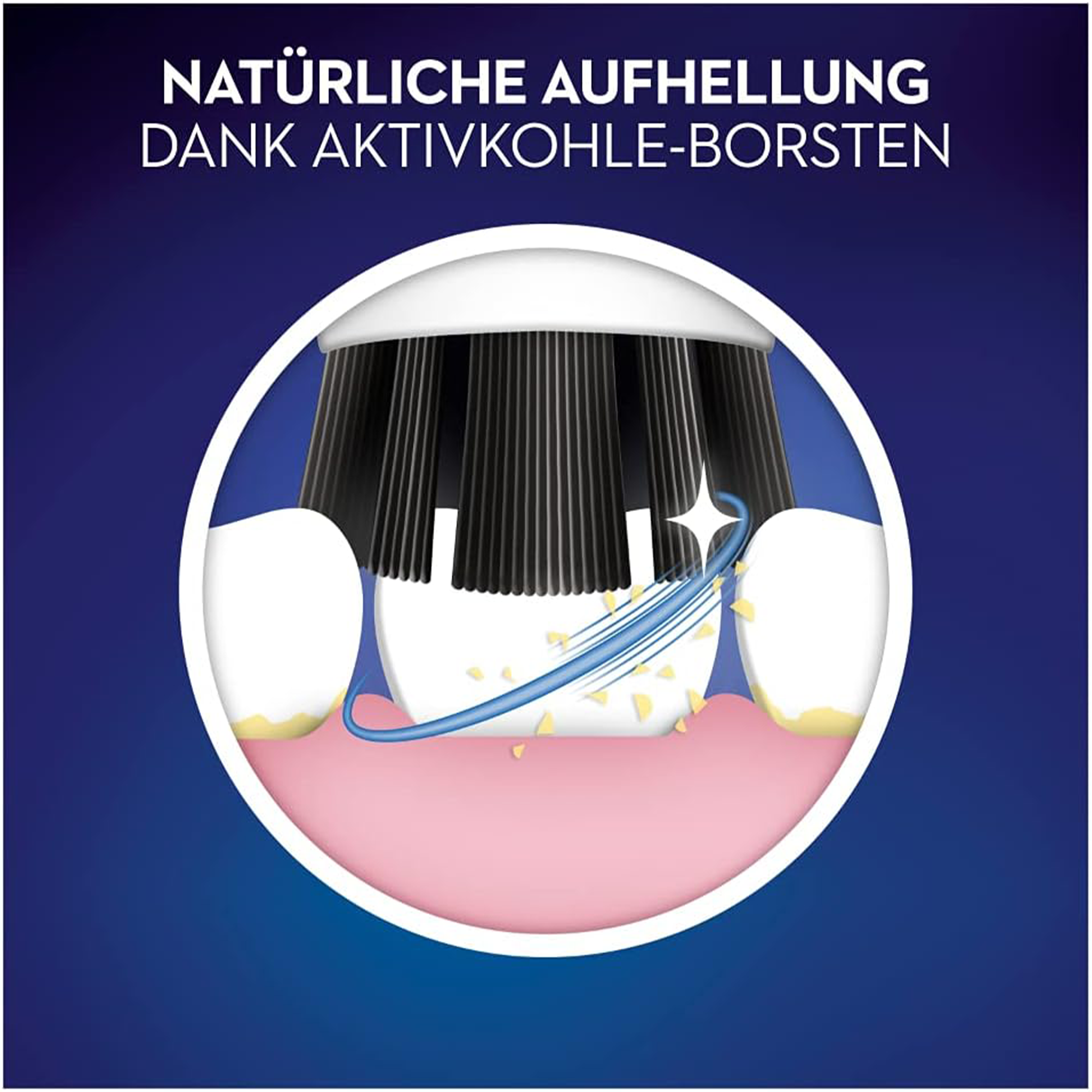Oral-B Pure Clean Aufsteckbürsten für elektrische Zahnbürste, 8 Stück, mit Aktivkohle-Borsten, Zahnbürstenaufsatz für Oral-B Zahnbürsten