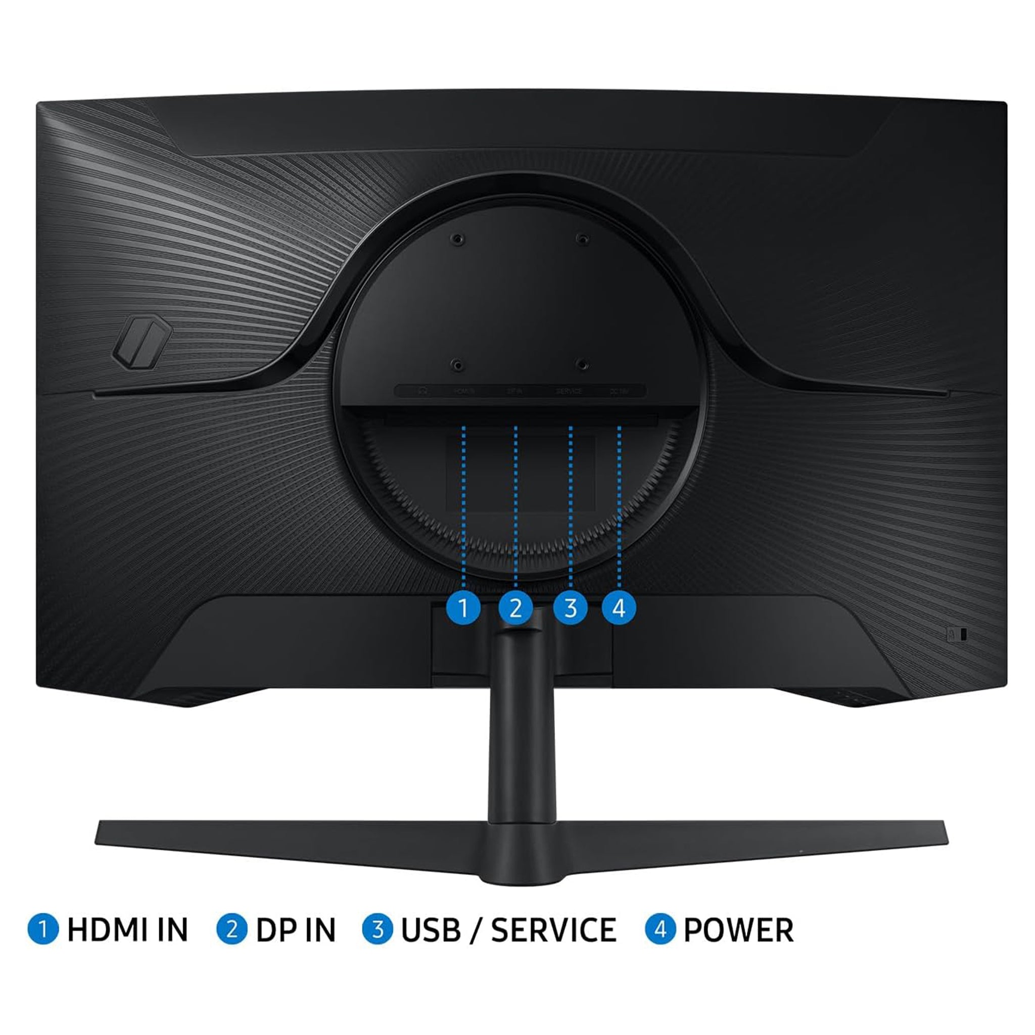 Samsung Odyssey G55C Curved Gaming Monitor, 27 Zoll (Gebraucht-Wie Neu)