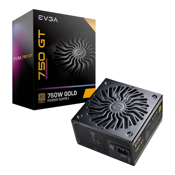 EVGA Supernova 750 GT, 80 Plus Gold 750W, Fully Modular, Auto Eco Mode with FDB Fan, 7 Year Warranty, Includes Power On Self Tester, Compact 150mm Size, Power Supply