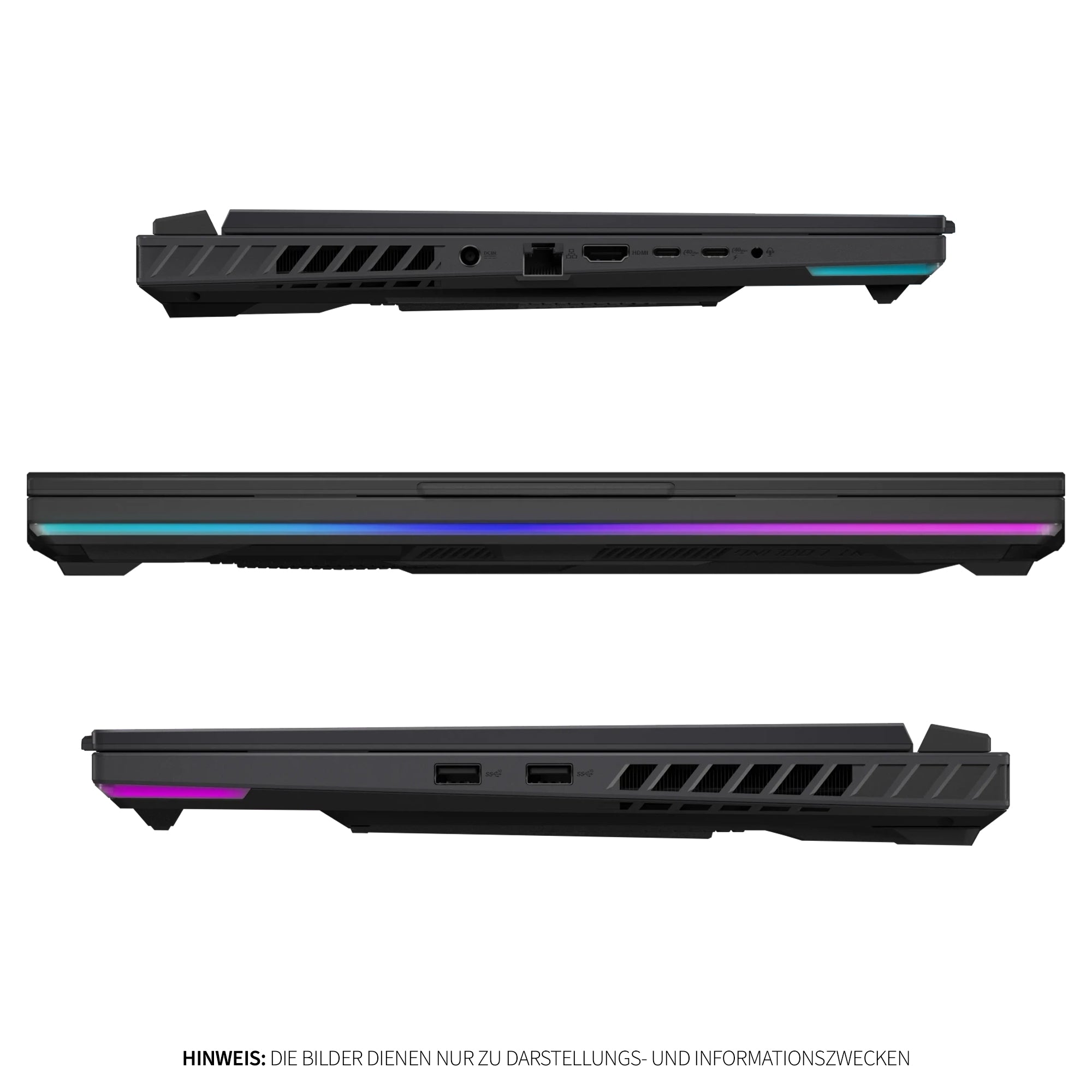 ASUS ROG Strix G16 Gaming Laptop, AMD Ryzen 9 8940HX, NVIDIA GeForce RTX 5060 8 GB, 16" WUXGA+ IPS 165 Hz (1920x1200), QWERTZ, Windows 11 Pro, Grau