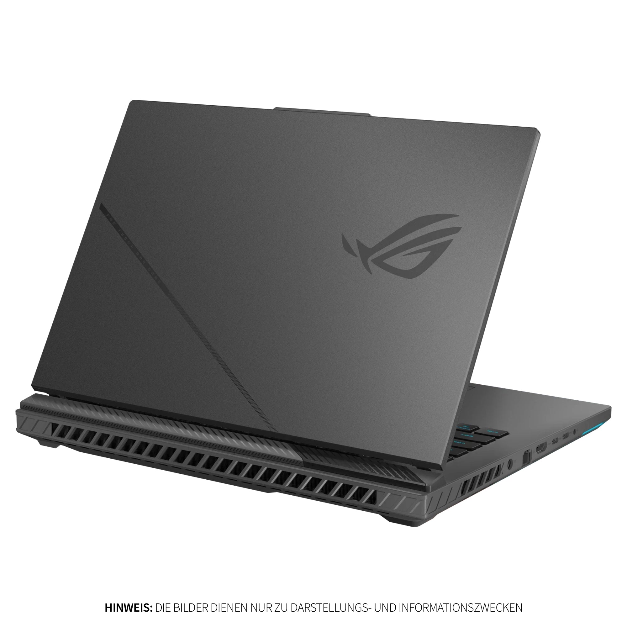 ASUS ROG Strix G16 Gaming Laptop, AMD Ryzen 9 8940HX, NVIDIA GeForce RTX 5060 8 GB, 16" WUXGA+ IPS 165 Hz (1920x1200), QWERTZ, Windows 11 Pro, Grau