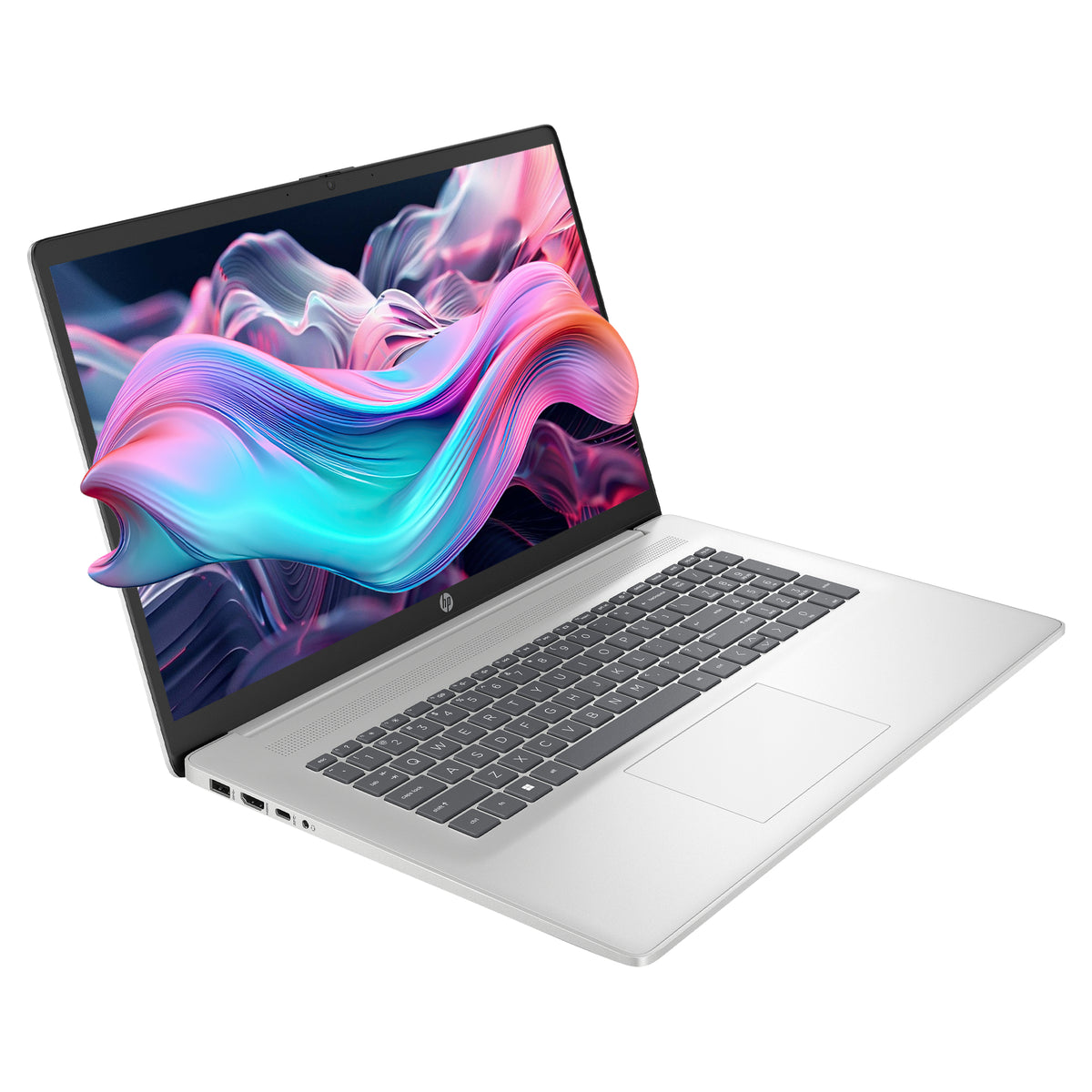 HP 17 Business Laptop, AMD Ryzen 7 7730U, 17,3″ Full HD IPS (1920 × 1080), deutsches Tastaturlayout, Windows 11 Home, Silber
