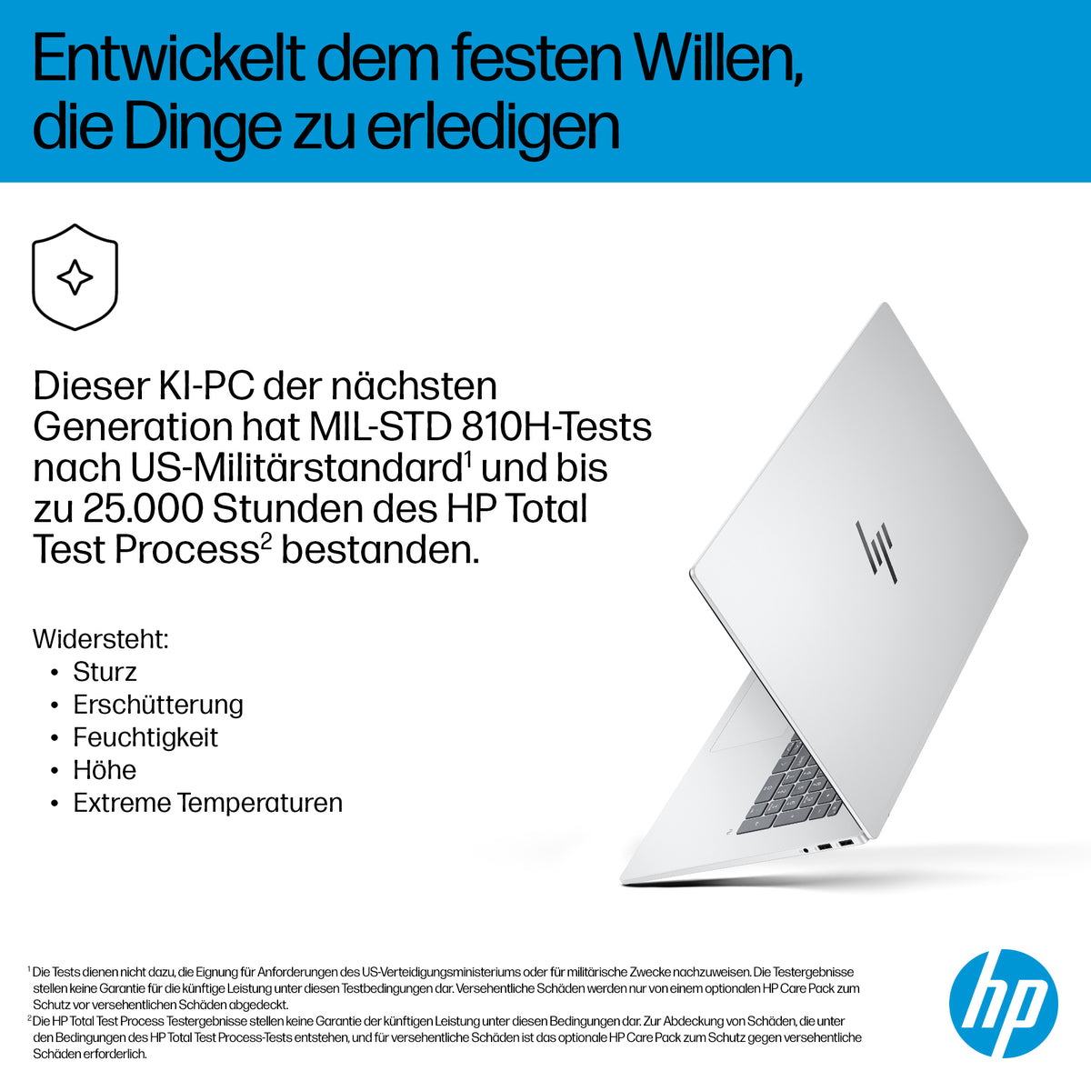 HP OmniBook 7 Next Gen AI 17, Intel Core Ultra 7 258V, 17,3″ FHD IPS Touchscreen (1920×1080), NVIDIA RTX 4050 6 GB, DE Tastatur, Windows 11 Home, Silber