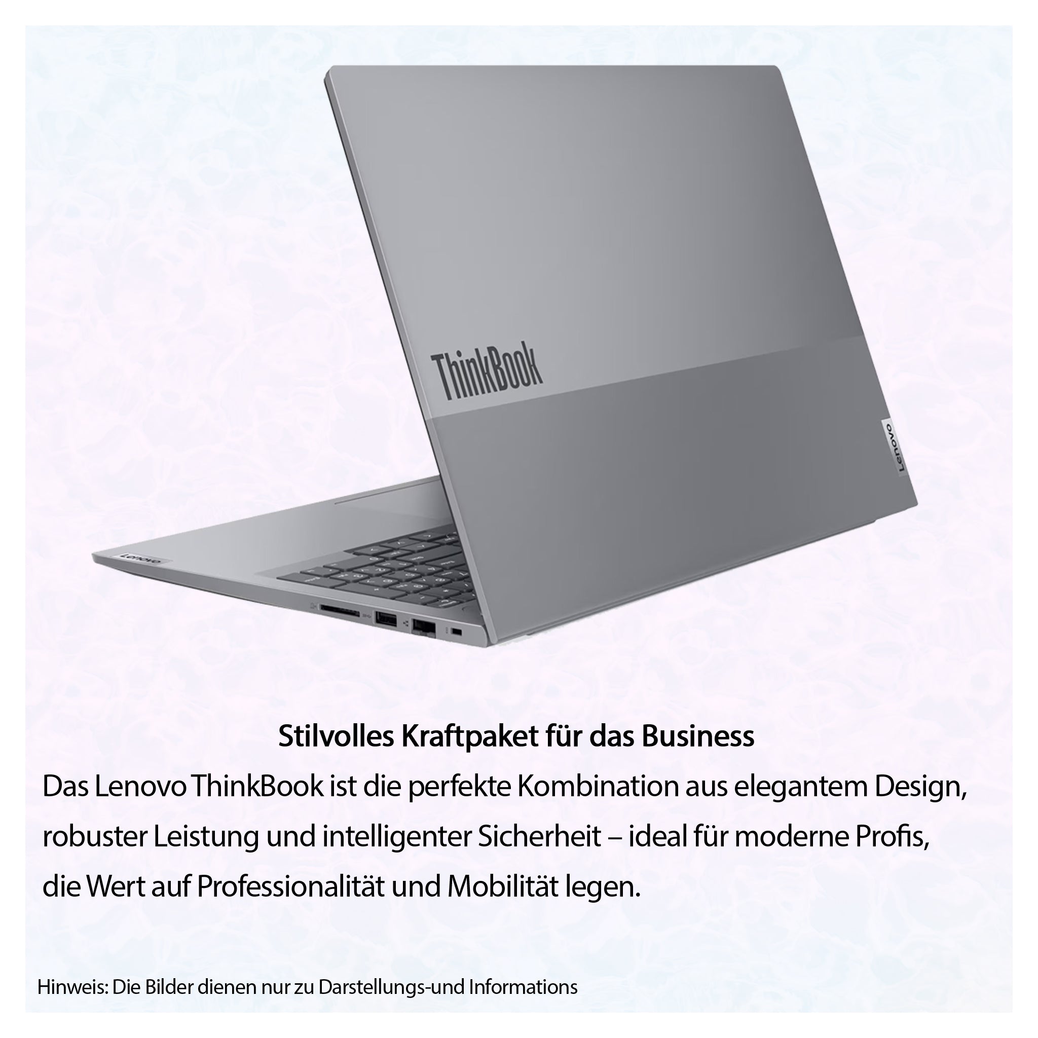 Lenovo ThinkBook 16 Gen 6 Business Laptop, Core i7-13700H, 16" WUXGA (1920x1200) Display, Iris Xe Graphics, Deutsches Tastatur-Layout, W11 Pro,