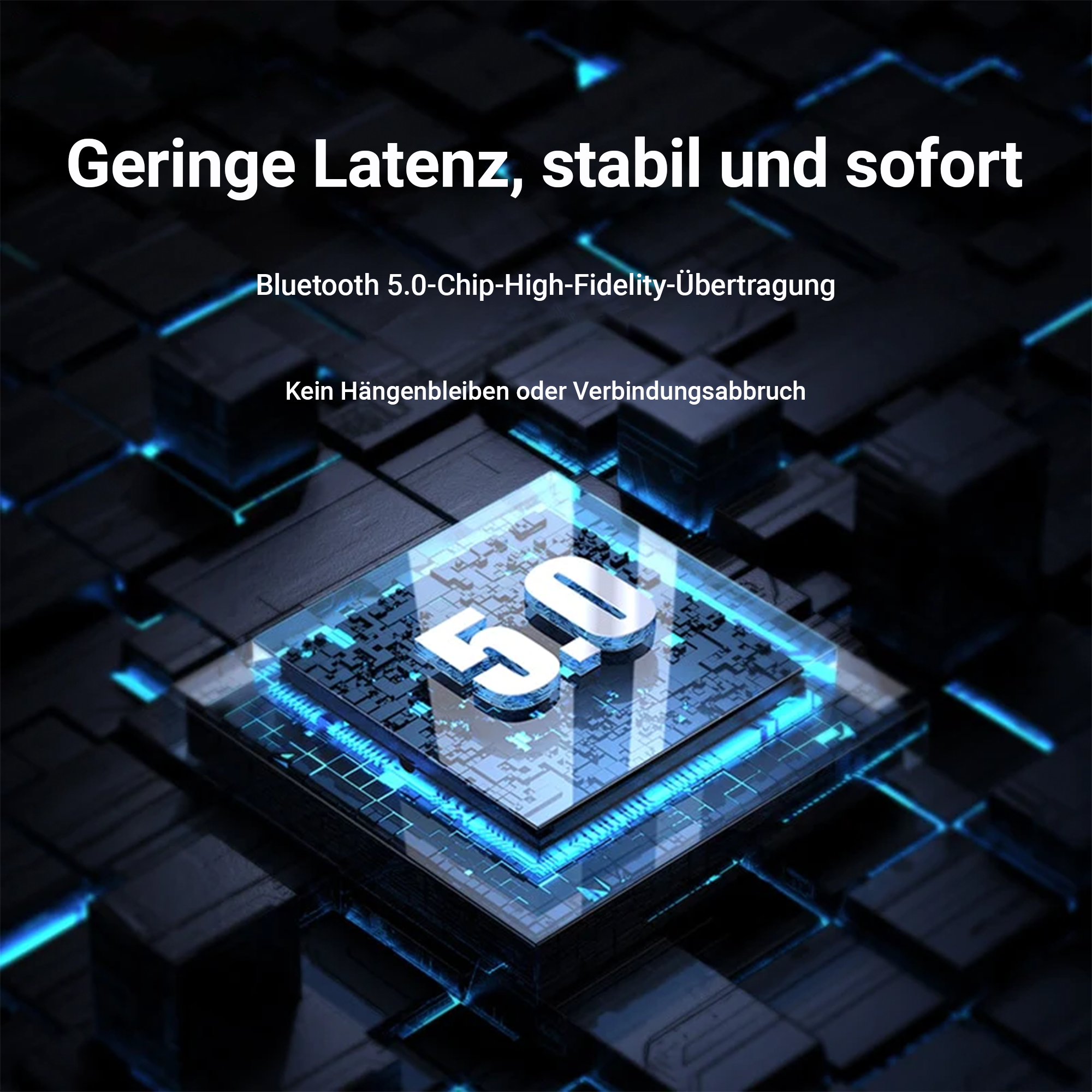 USAMS-IA04 TWS-Ohrhörer mit BT5.0-Bluetooth-Chip. Touch-Steuerung, eingebautes Mikrofon, niedrige Latenz, immersive Musik, Ultra Mini&Light,