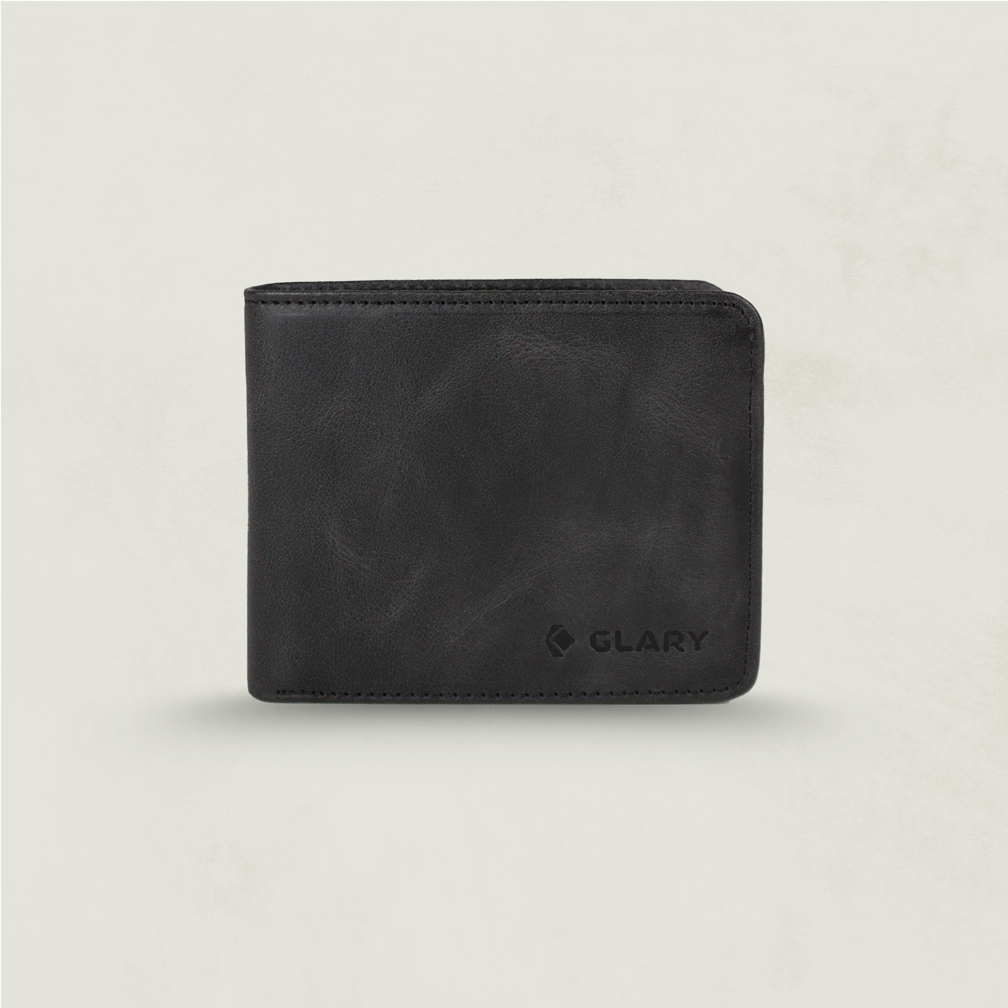 Glary Geldbörse für Herren Mann Unisex. Hochwertiges echtes Greyzileder mit 9 Kartenfächer und 2 Geldscheinfächer GL 301