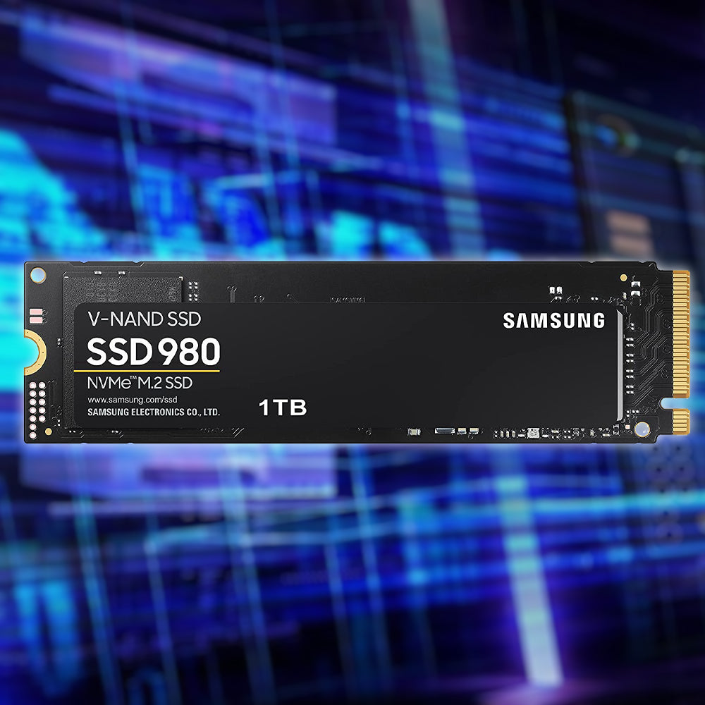 Samsung 980 M.2 NVMe SSD, (MZ-V8V500BW), 500 GB, PCIe 3.0, 3.500 MB/s Lesen, 3.000 MB/s Schreiben, Internes Solid State Drive, für Gaming und intensive Anwendungen