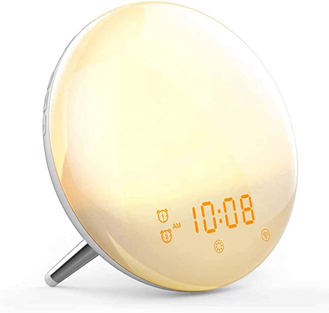 NPO Zenon Wake Up Light Wecker Sunrise Sunset Simulation UKW-Radiowecker für Erwachsene & Kinder
