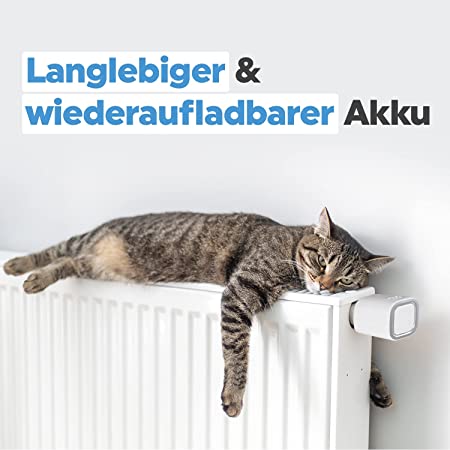 Shelly TRV Smart Home Heizkörperthermostat, Digitale Steuerung der Heizung per App & WLAN, Einfache Installation, Heizungsthermostat kompatibel mit Alexa & Google Home, Energiesparend mit Akku