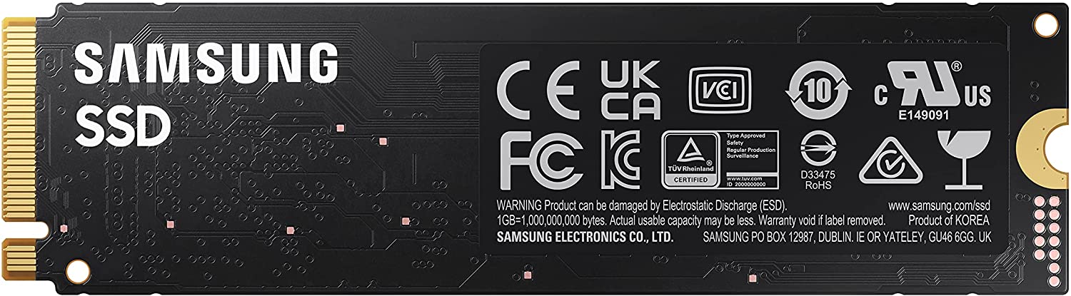 Samsung 980 M.2 NVMe SSD, (MZ-V8V500BW), 500 GB, PCIe 3.0, 3.500 MB/s Lesen, 3.000 MB/s Schreiben, Internes Solid State Drive, für Gaming und intensive Anwendungen