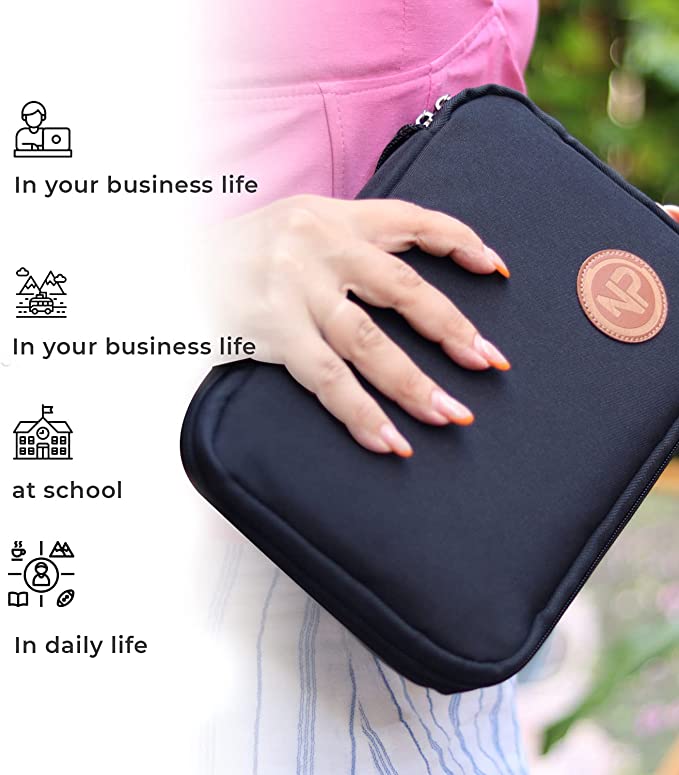 NPO Array Kabeltasche One Layer Kabel Organizer für Accessories, Handy Ladekabel, Powerbanks, Kabel, Karten, Handys