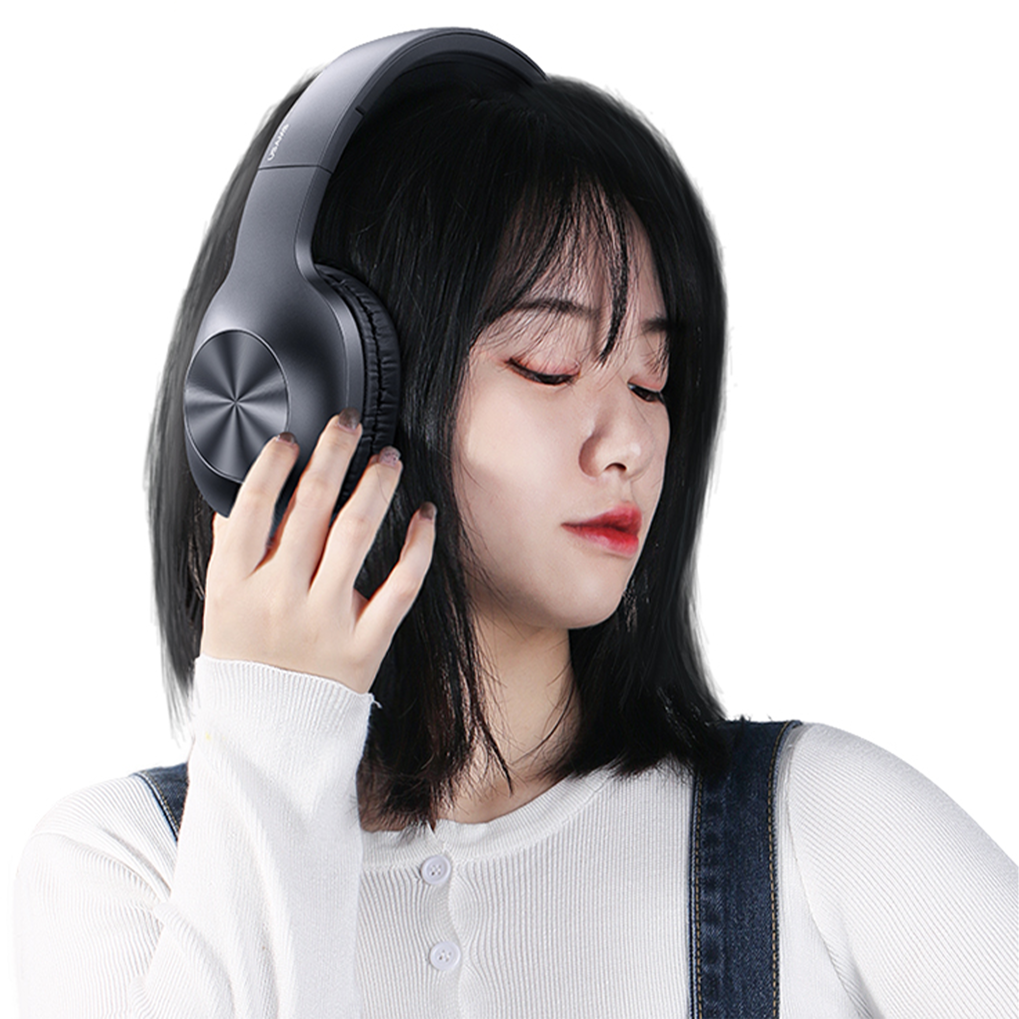 NPO On Ear Kabellos Kopfhörer Bluetooth BT 5.0 Kopfhörer Stereo Headset HD mit Mikrofon 1200mAh Type-C